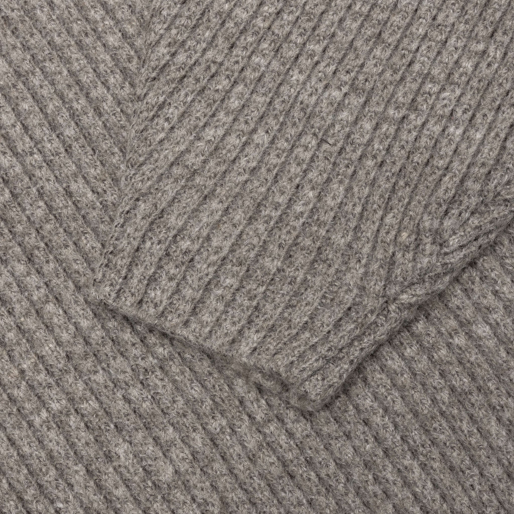 Heavy Waffle Cardigan Heather Gray