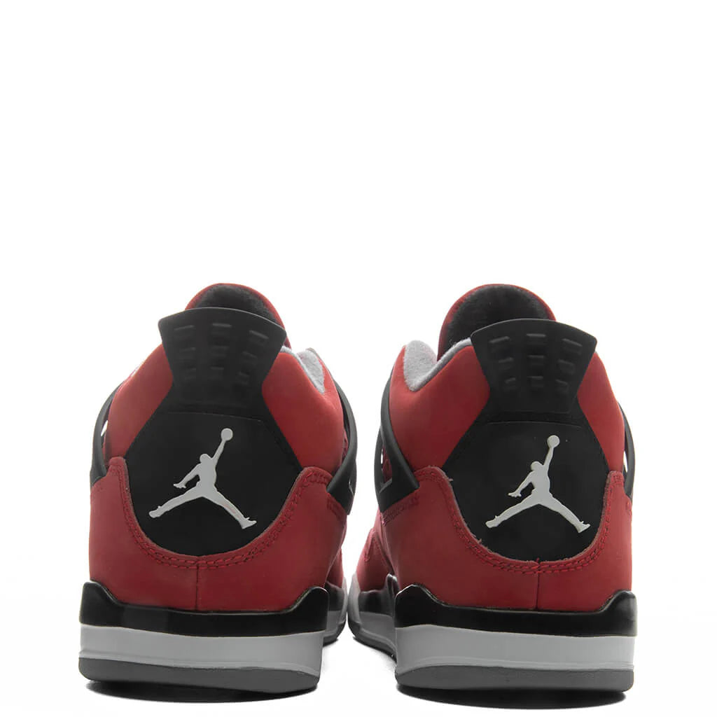 Air Jordan 4 Retro Toro Bravo PS Fire Red White Black Cement Grey