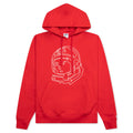 BB Line Helmet Hoodie Racing Red