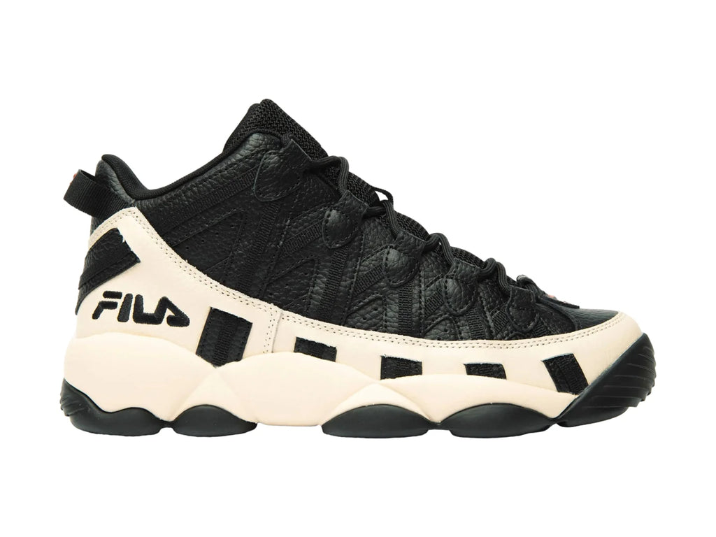 Tenis FILA Stackhouse Spaghetti Negro y Crema para Hombre