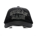 6 Panel Nylon Cap Black