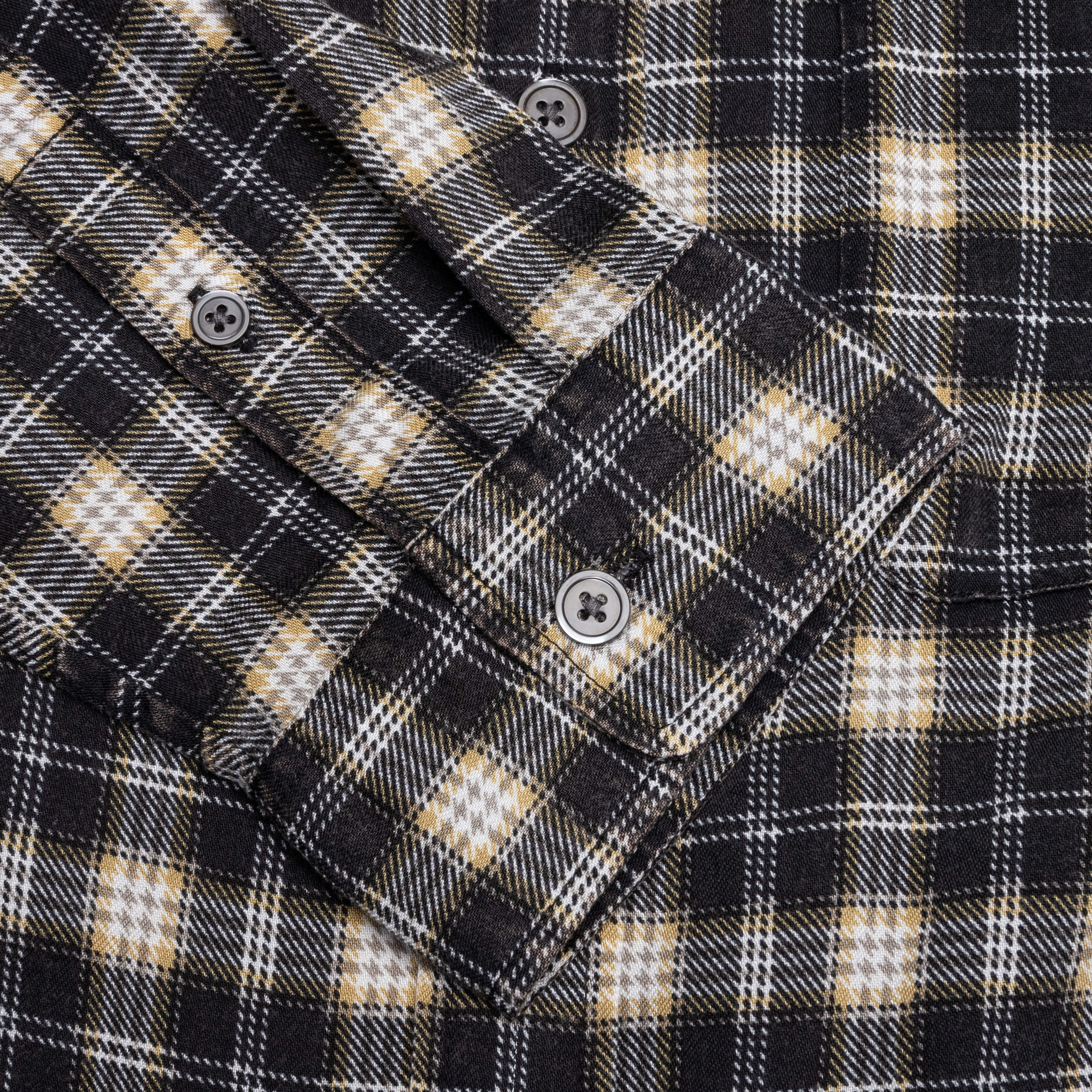 Matthew Plaid Shirt Black