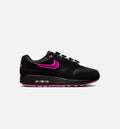 Air Max 1 Premium Mens Lifestyle Shoe Black Playful Pink Red