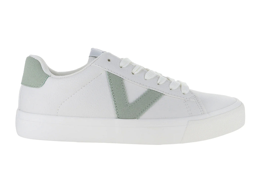 Tenis Victoria Blanco y Verde para Mujer