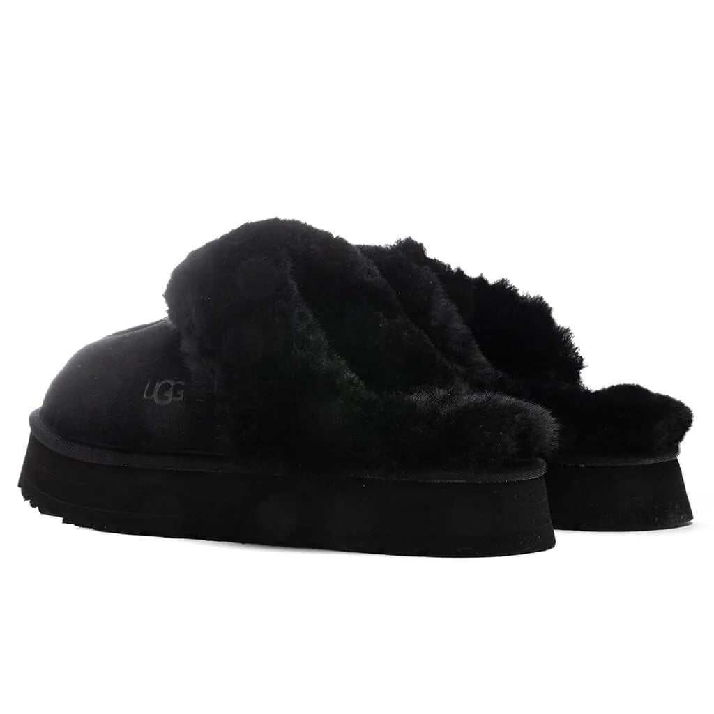 Womens Disquette Slipper Black
