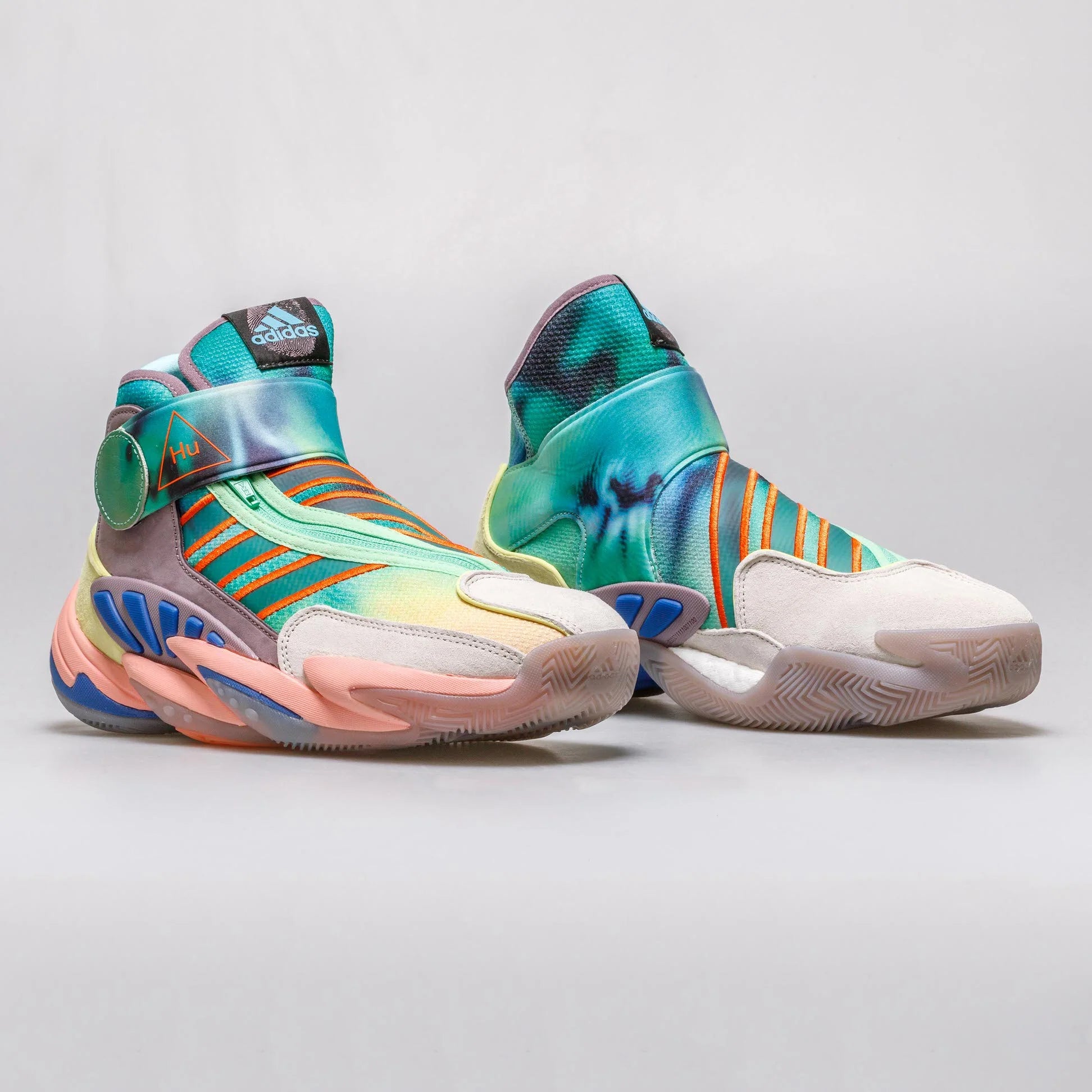 Pharrell Williams 0 To 60 Mens Basketball Shoe Yellow Tint Legacy Purple Clear Brown