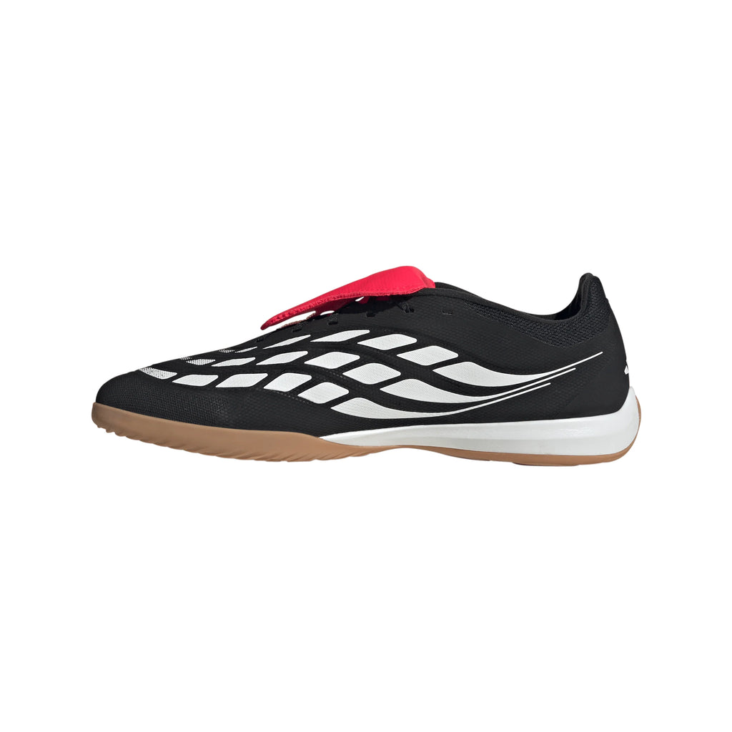 adidas Predator League Fold Over Tongue IN Indoor Mens Soccer Shoes Black White