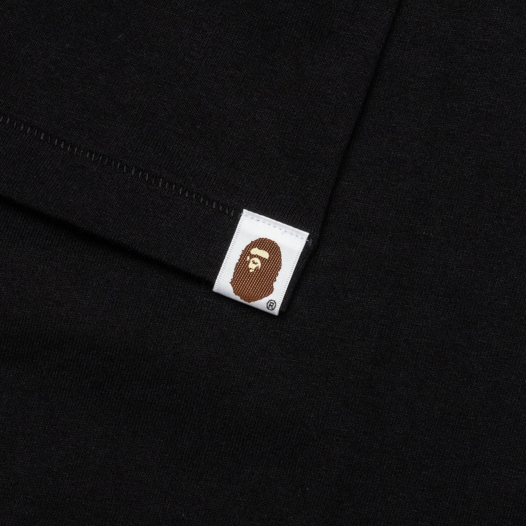 Bape Check Big Ape Head Tee Black