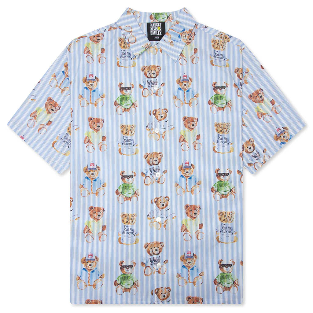Teddy Striped S S Woven Multi