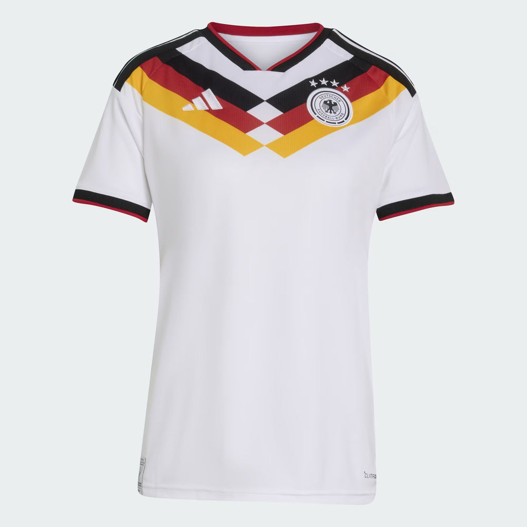 adidas Germany Home Womens Soccer Jersey 26 White