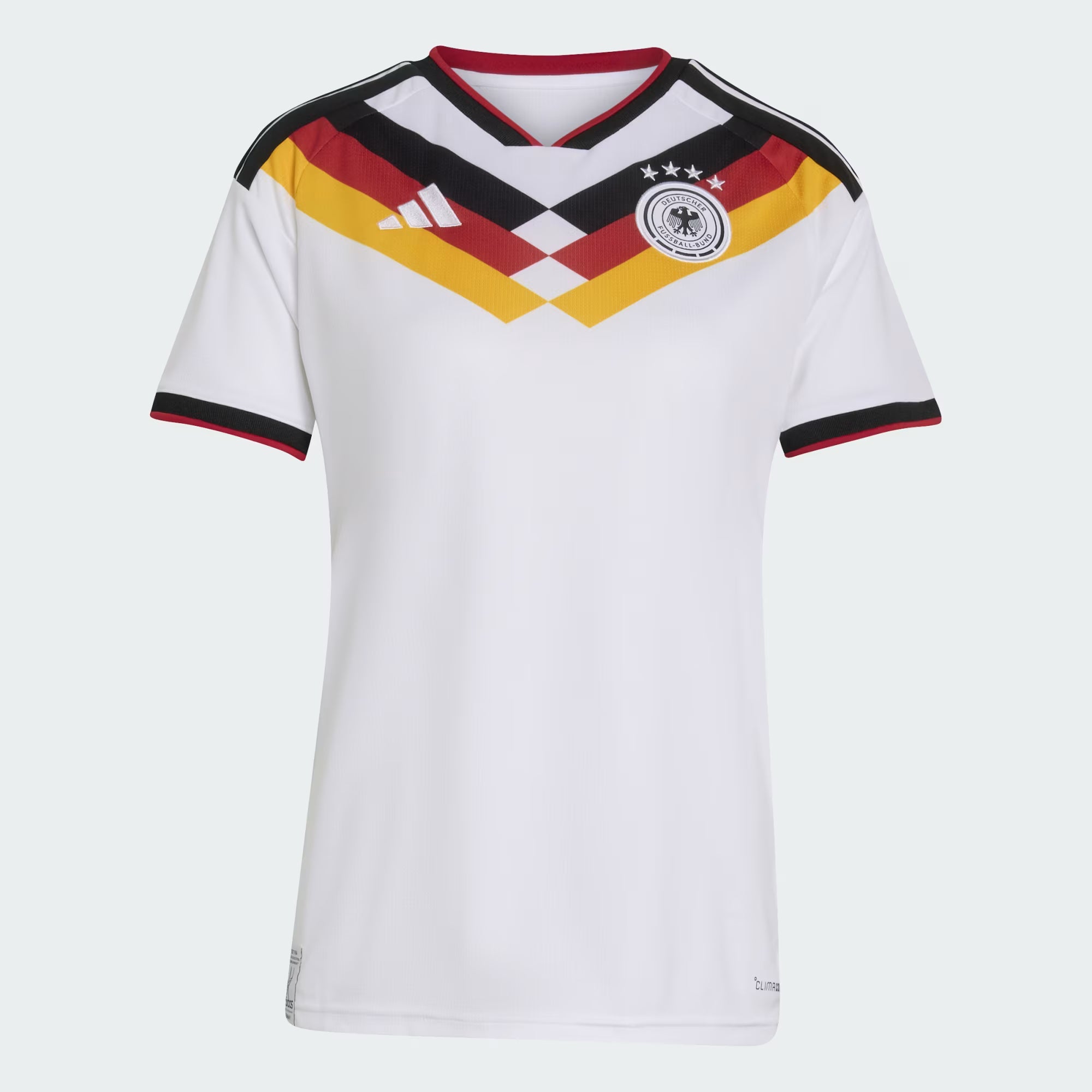 adidas Germany Home Womens Soccer Jersey 26 White