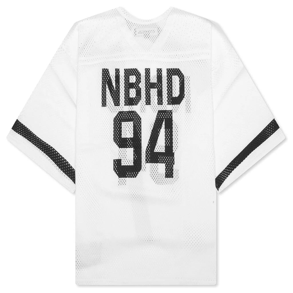 Hockey S S V Neck Shirt White
