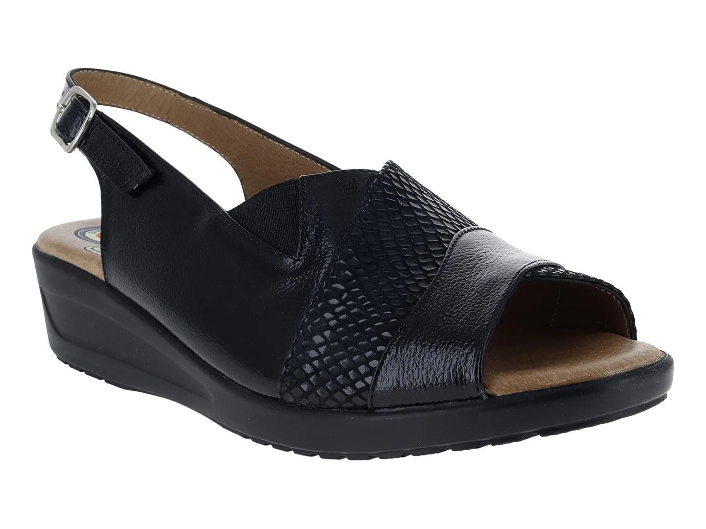 Sandalias Capricho Negro para Mujer