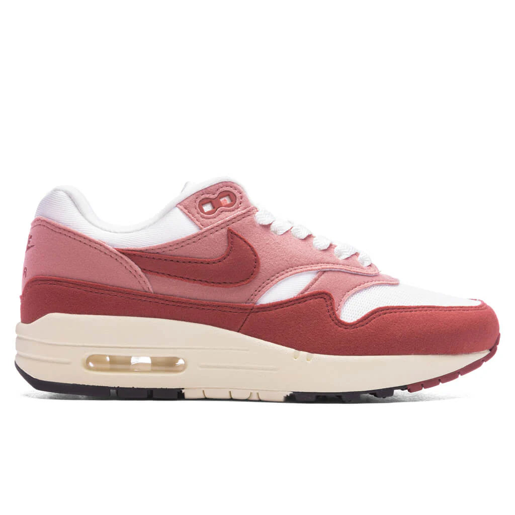 Womens Air Max 1 87 Sail Cedar Red Stardust