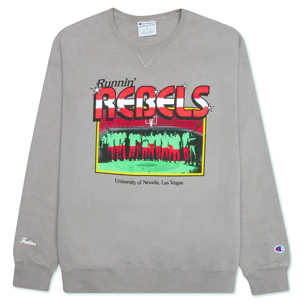 Feature x UNLV Group Shot Crewneck Sweater Pigment Grey