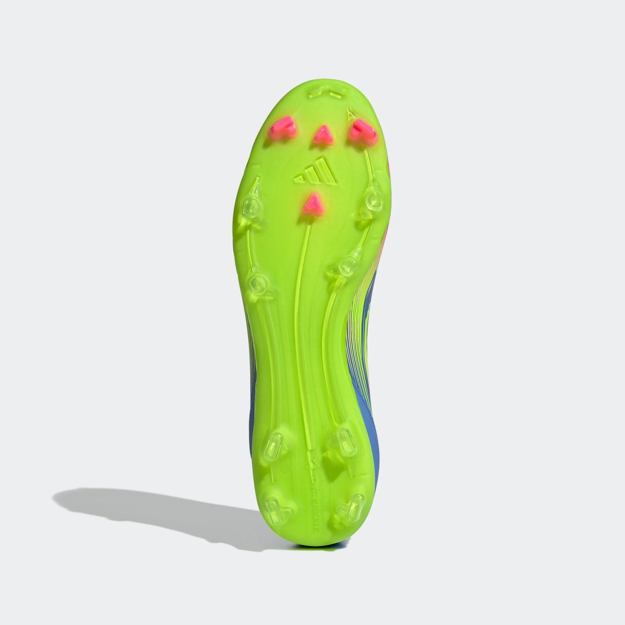 adidas F50 League Laceless Firm Multi Ground Boots Blue Fusion Lucid Lemon Lucid Pink