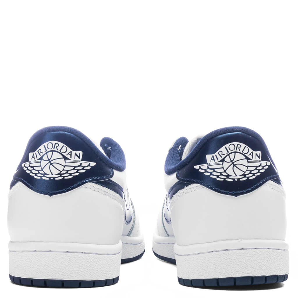 Air Jordan 1 Low 85 Metallic Blue White Navy