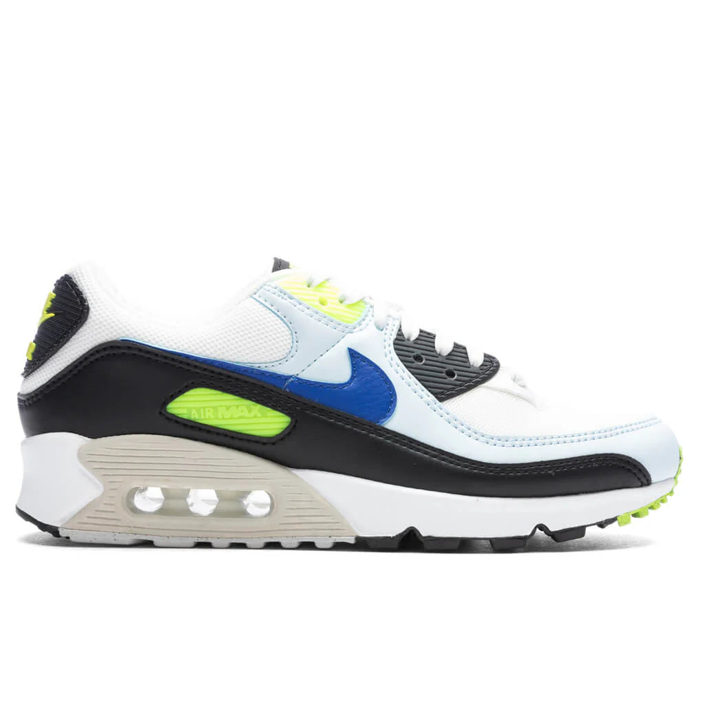 Womens Air Max 90 Summit White Racer Blue Volt