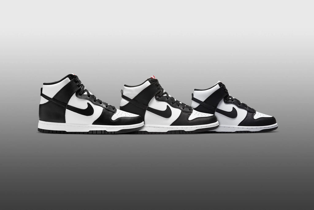 Womens Dunk High Panda Black White