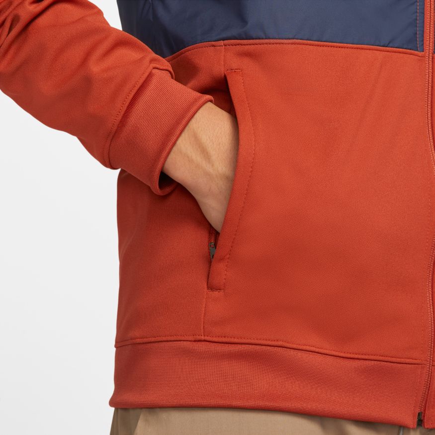 Nike Mens Pumas Full Zip Soccer Jacket Red Gold Navy