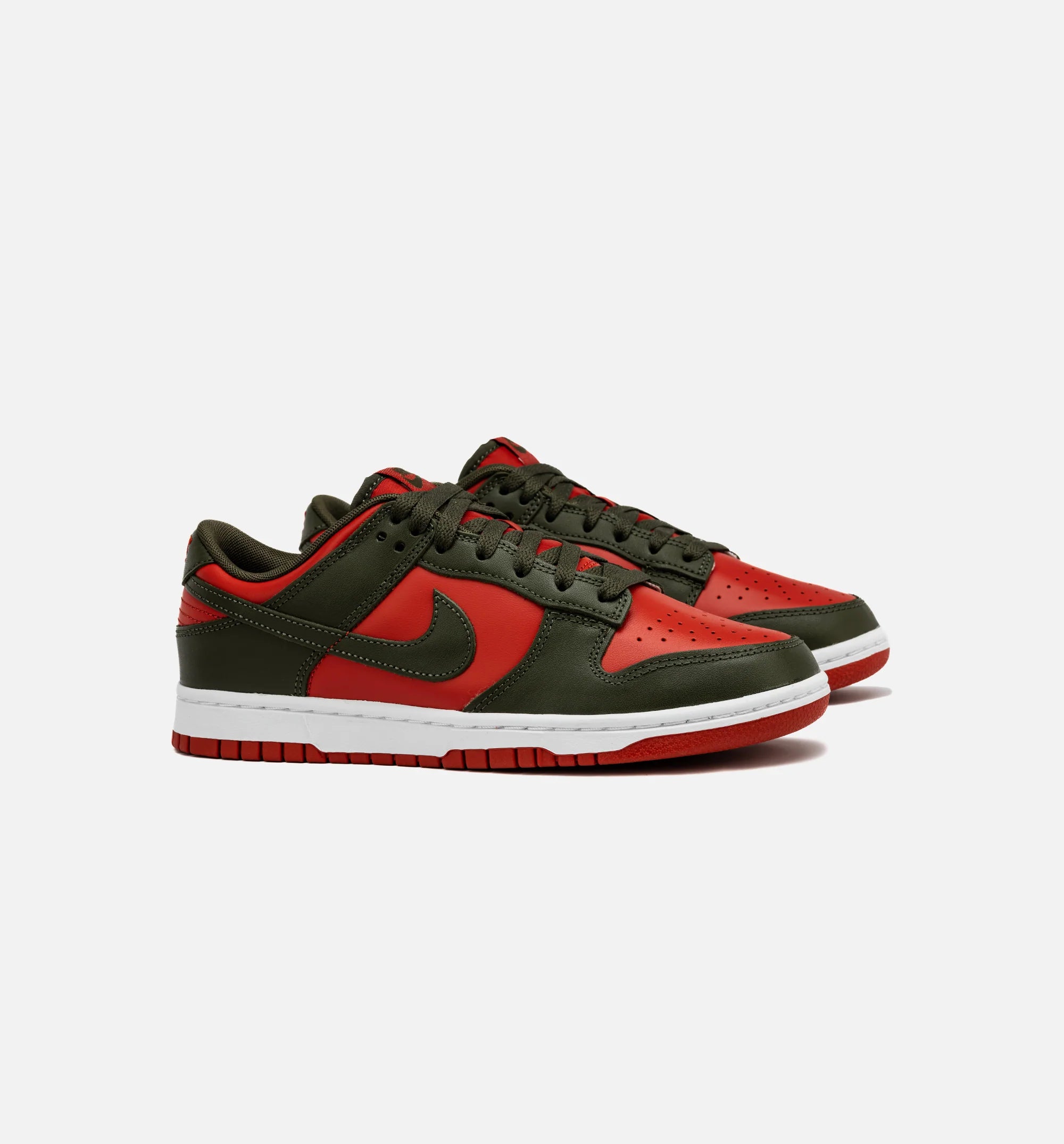Dunk Low Mystic Red Mens Lifestyle Shoe Red Khaki