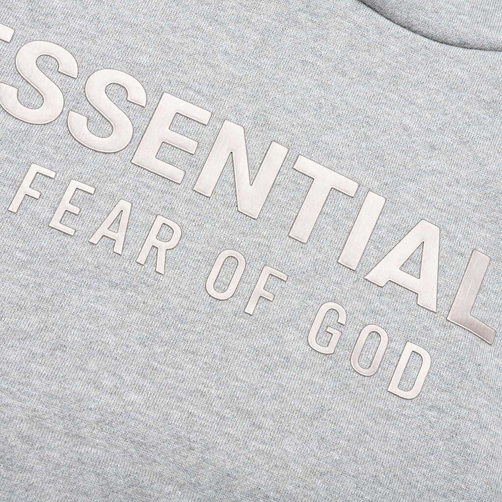 Kids Fleece Hoodie Concrete Heather