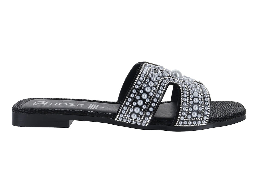 Sandalias ROZE Negro para Mujer