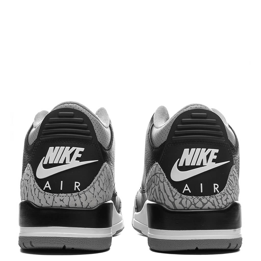 Air Jordan 3 Retro GS Black Cement Black Fire Red Cement Grey Summit White