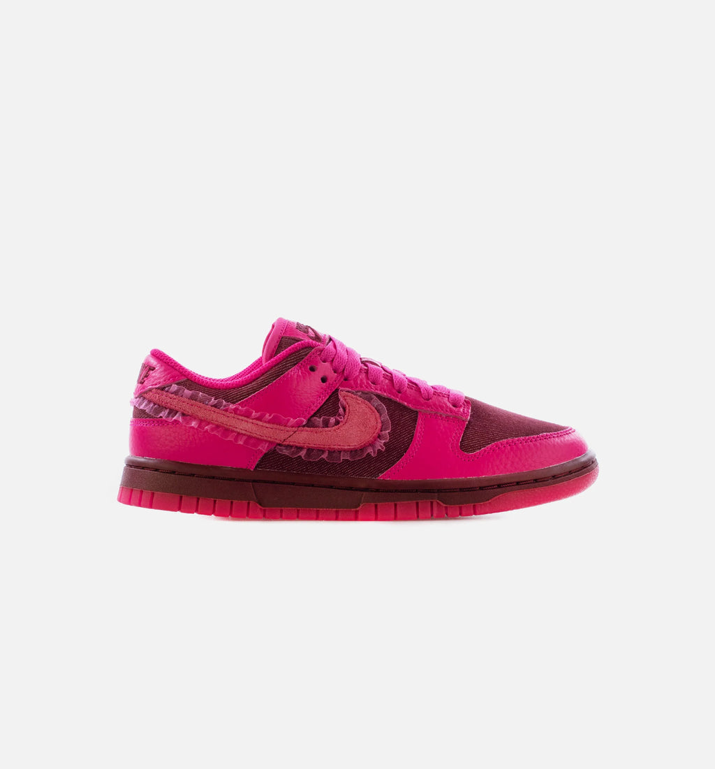 Dunk Low Valentines Day Womens Lifestyle Shoes Team Red Pink Prime Limit One Per Customer