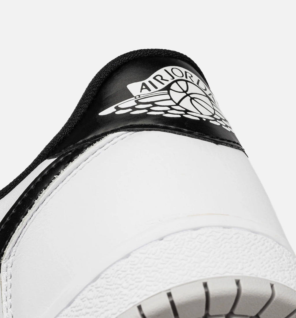 Air Jordan 1 Low 85 Metallic Black Mens Lifestyle Shoe White Black Neutral Grey
