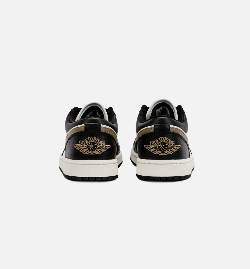 Air Jordan 1 Retro Low Shadow Brown Womens Lifestyle Shoe Black Brown