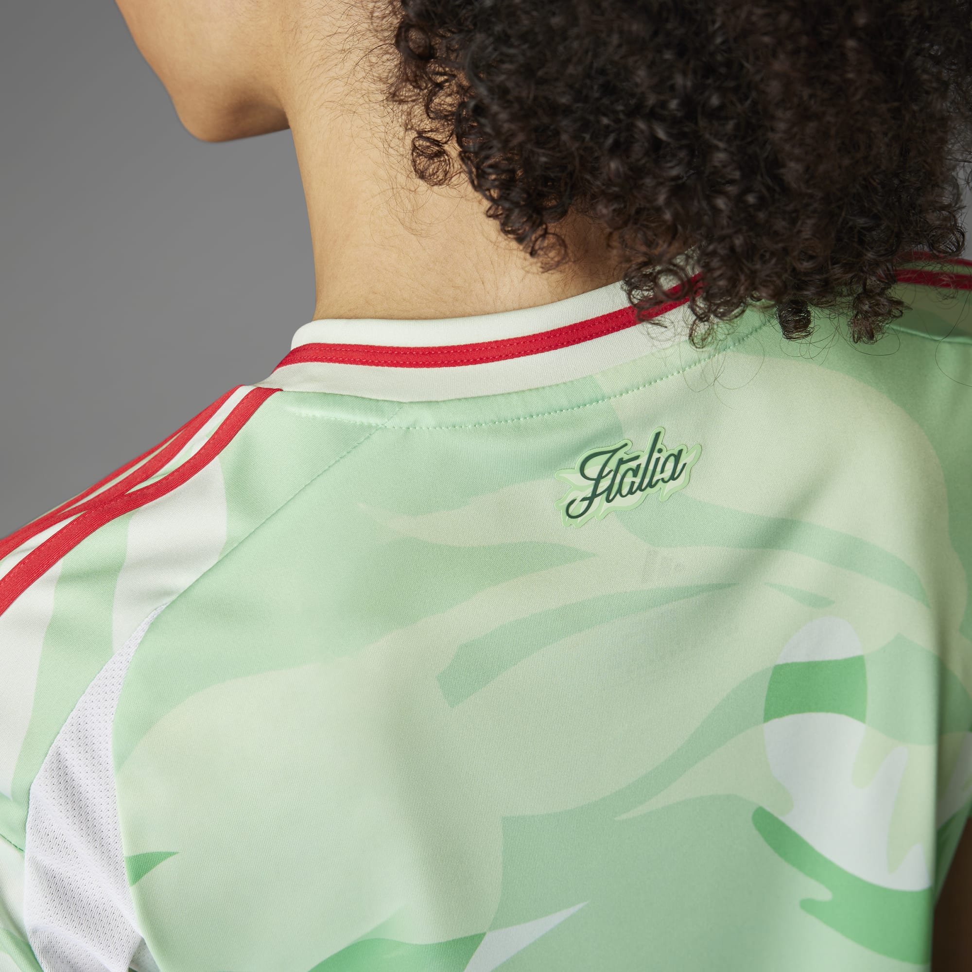adidas Womens Italy Womens Team Away Jersey 25 Green