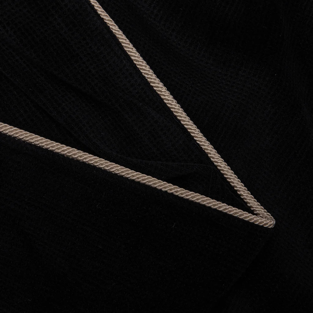 Piping Track Pant Black