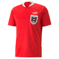 PUMA Mens Austria Home Jersey 22 Red White