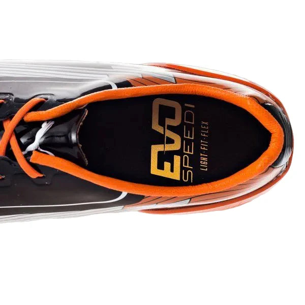 PUMA evoSPEED 1 FG Soccer Cleats Black White Orange