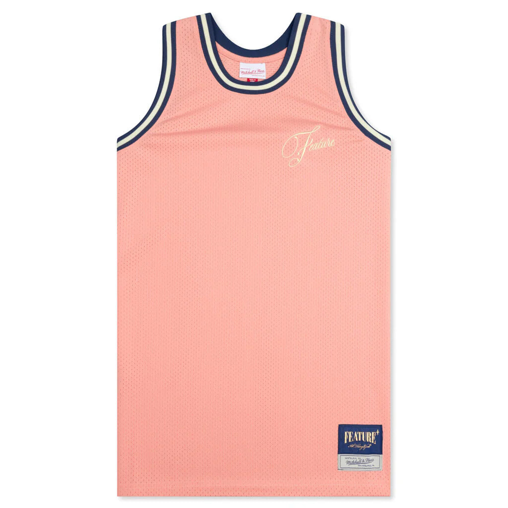 Feature x Mitchell Ness Jersey Pink