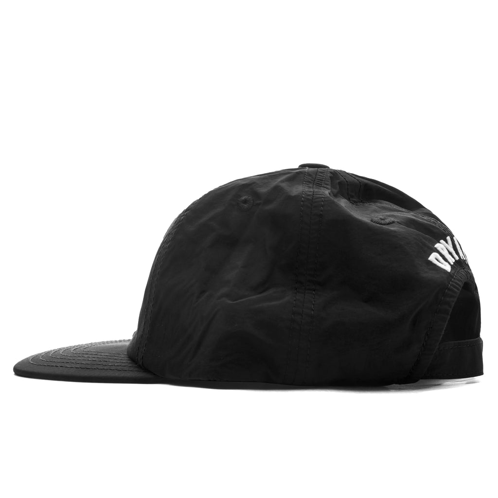 5 Panel Nylon Cap Black