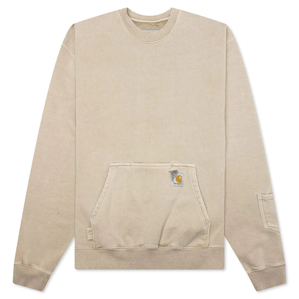 Carhartt WIP x Invincible Pigment Dyed Sweatshirt Simply Taupe