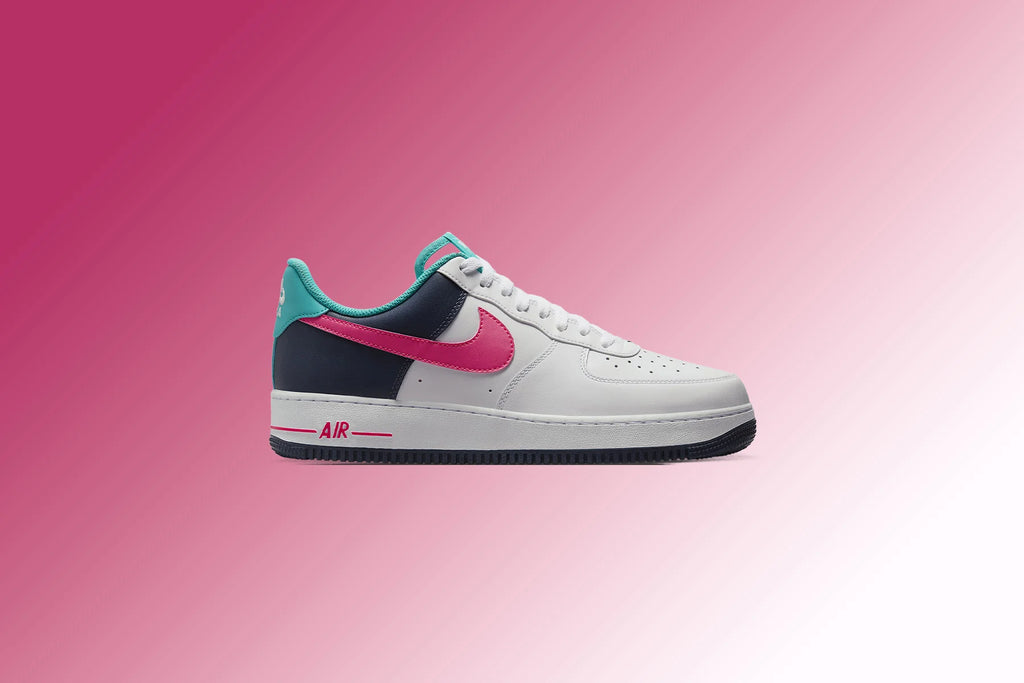 Air Force 1 07 White Racer Pink Thunder Blue