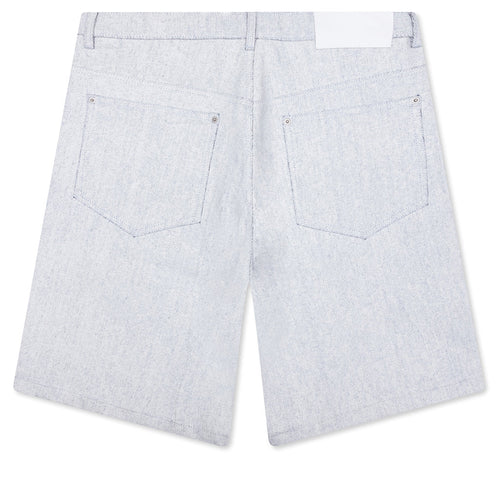 Whiteout Baggy Jorts Off White