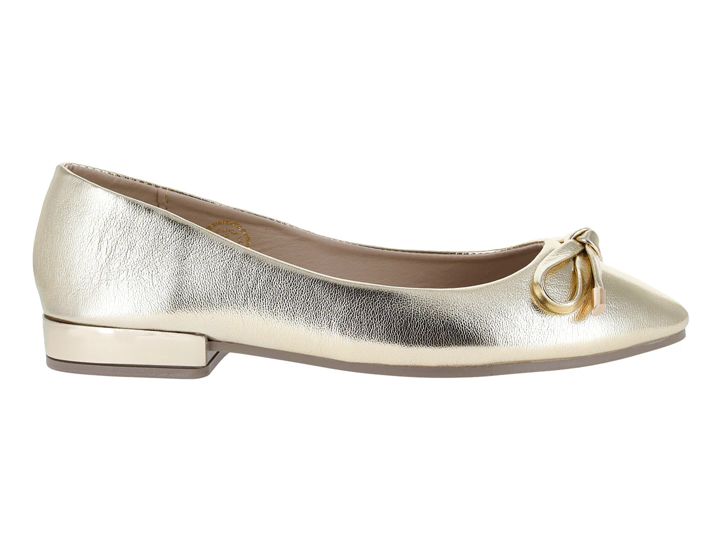 Ballerinas Luna Rosa Color Oro Inglés para Mujer