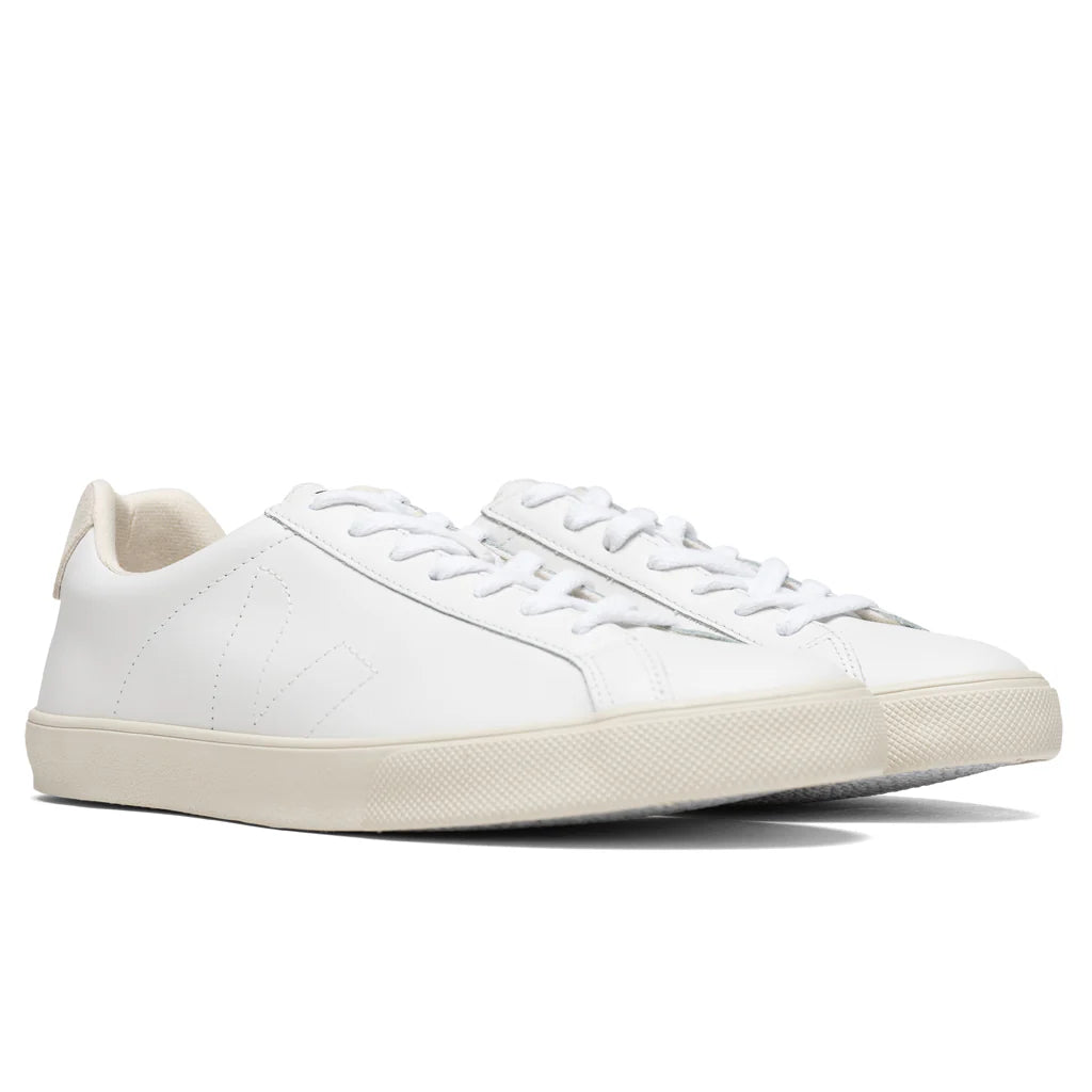 Womens Esplar Logo Leather Extra White