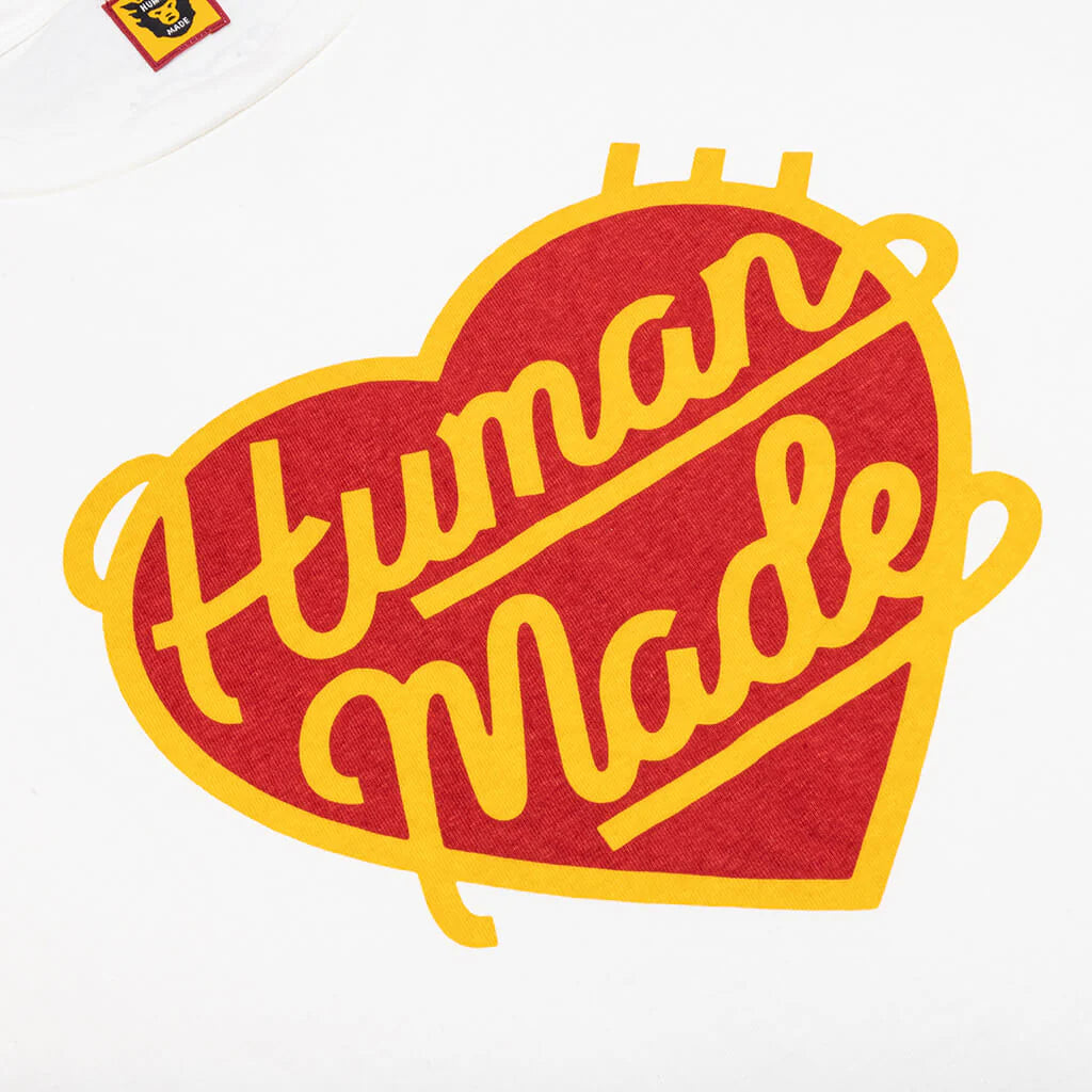 Graphic L S T Shirt 4 White