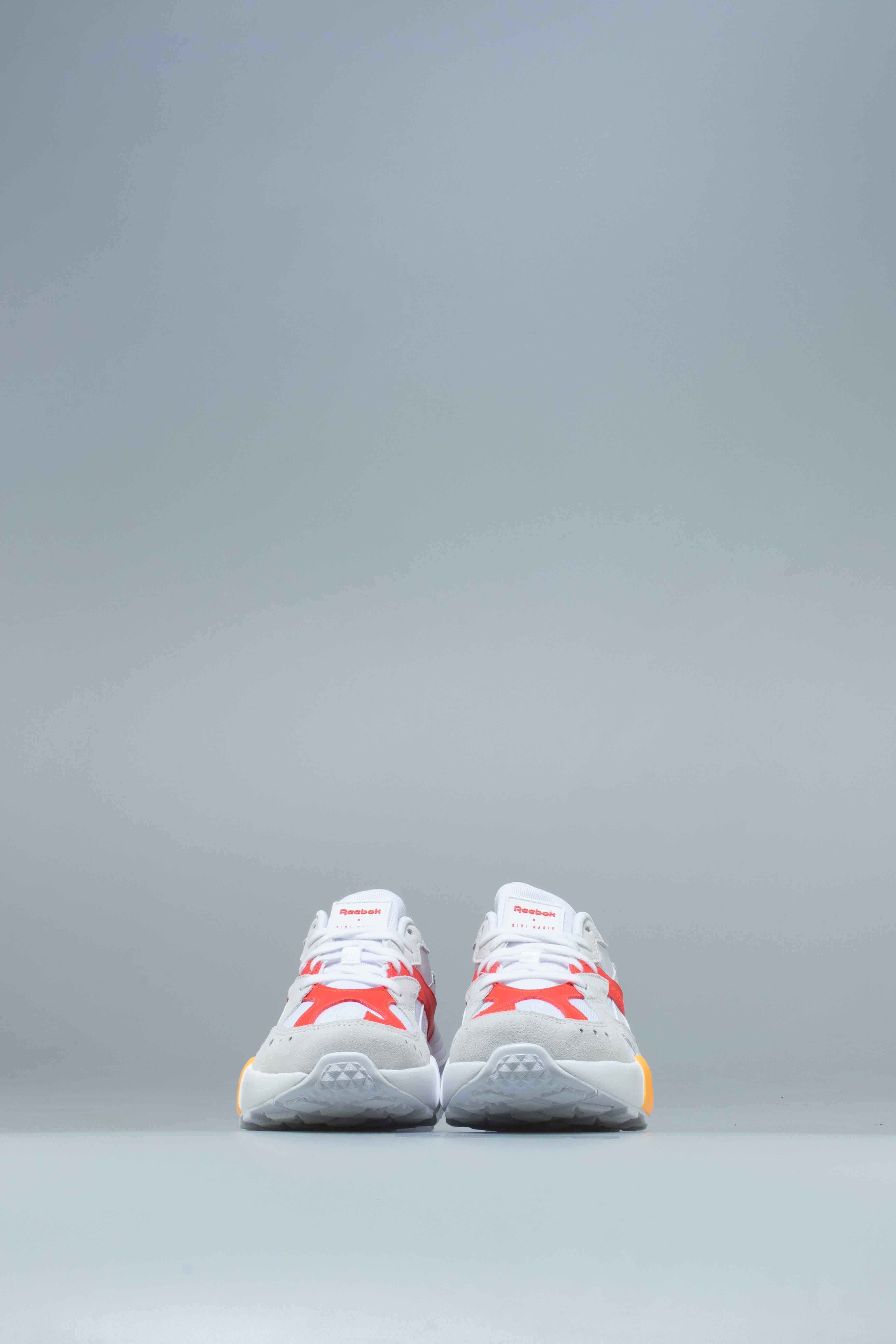 Aztrek Double X Gigi Hadid Unisex Shoes Grey Neon Red White