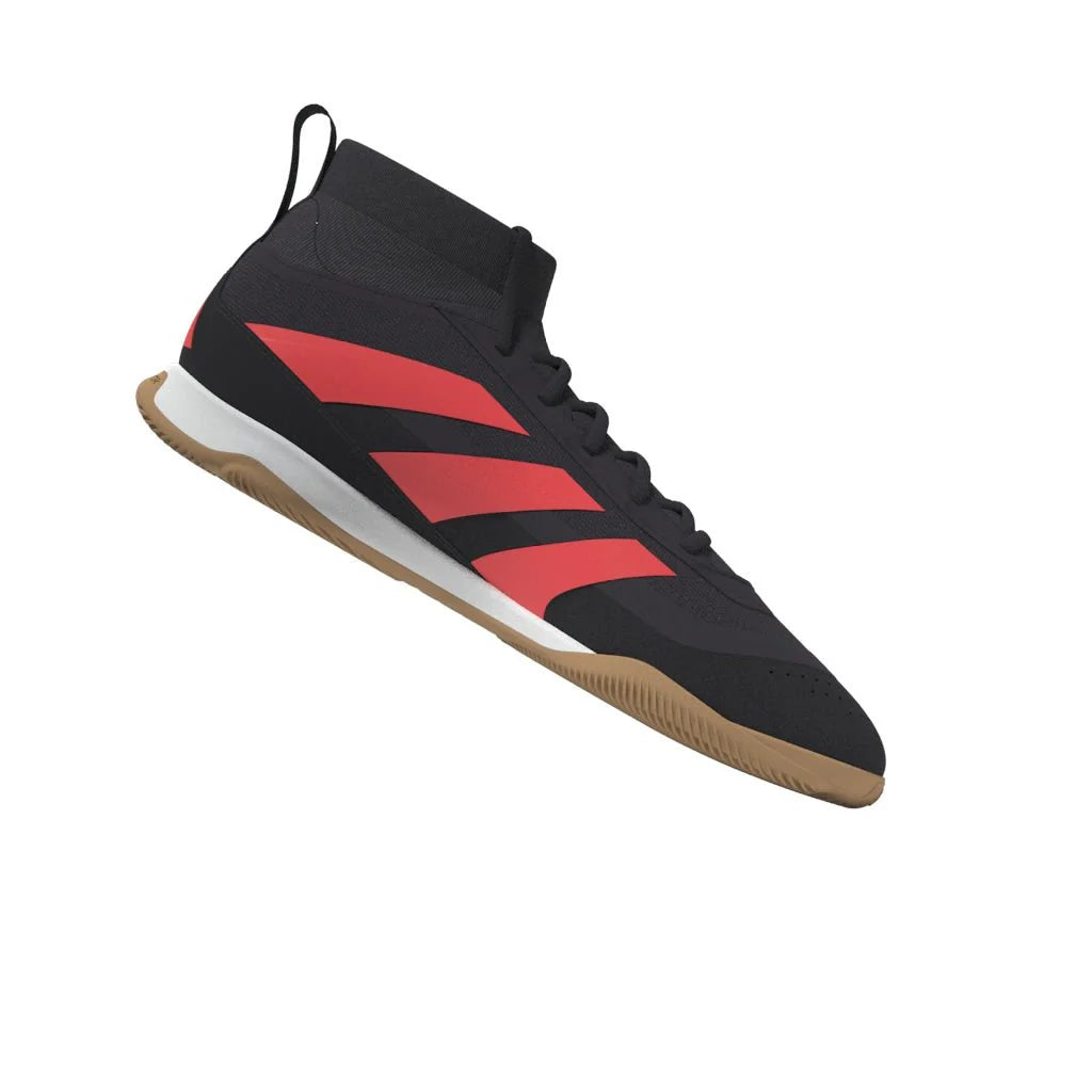 adidas Predator League Mid IN Indoor Soccer Shoes Black Turbo White