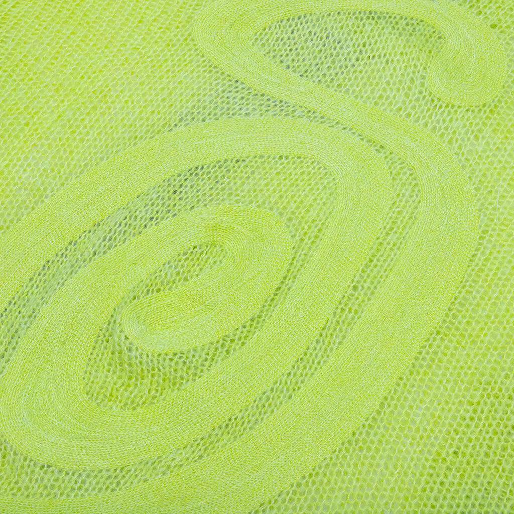 S Loose Knit Sweater Lime