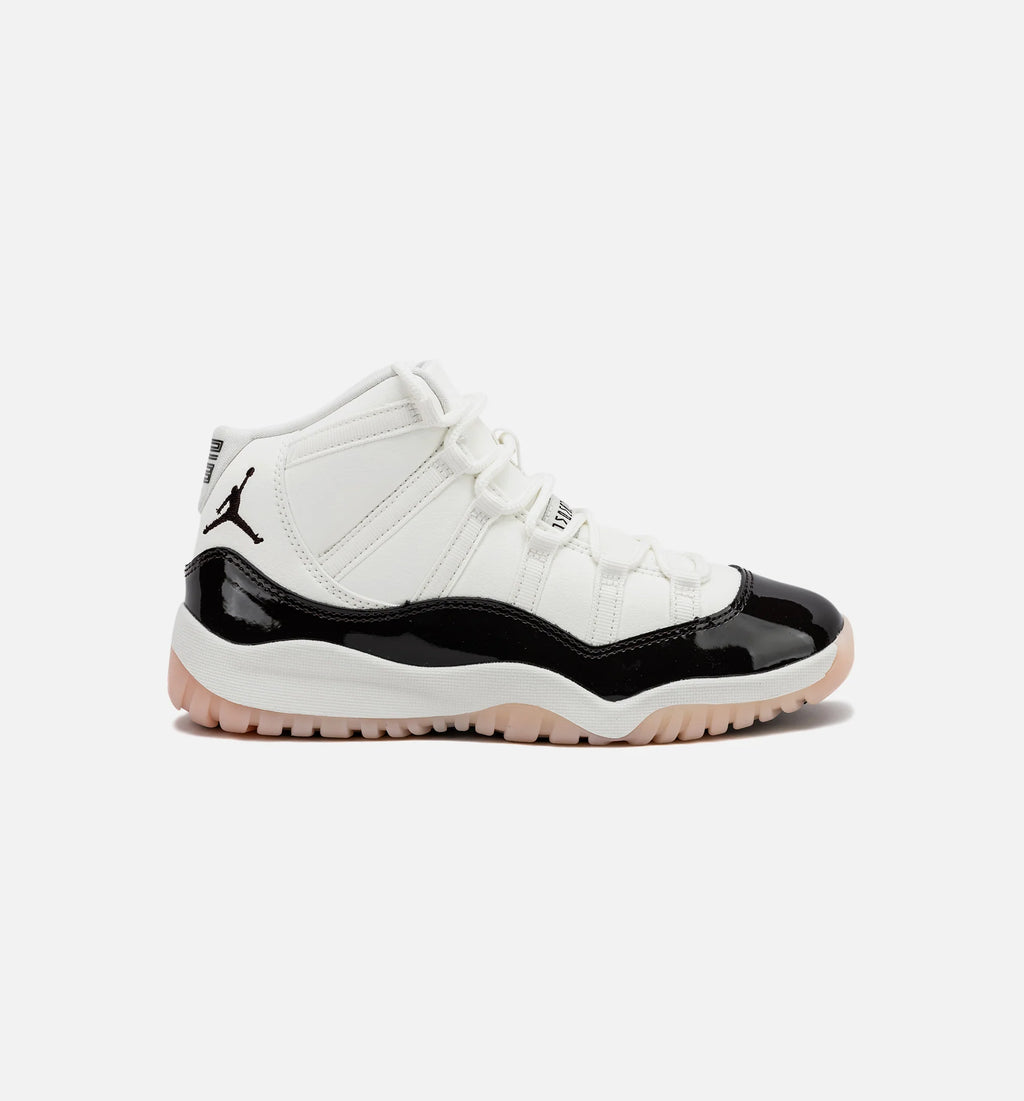 Air Jordan 11 Retro Neapolitan Preschool Lifestyle Shoe Sail Velvet Brown Atmosphere