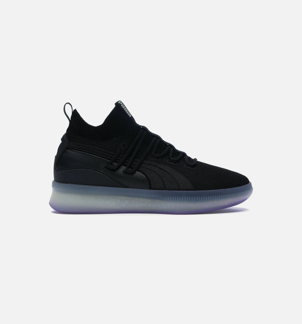 Clyde Court Purple Glow Mens Shoes Black Purple