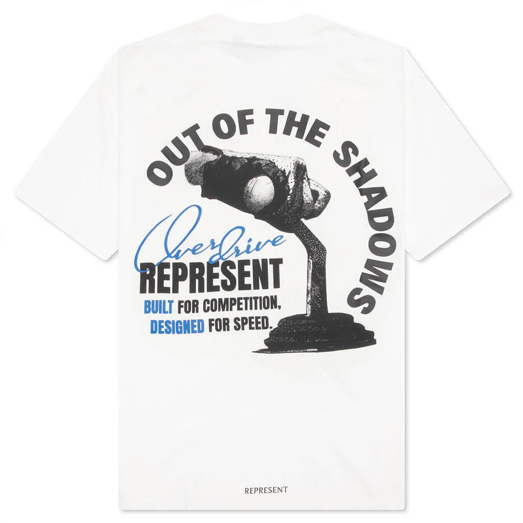 Out Of The Shadows T Shirt Flat White