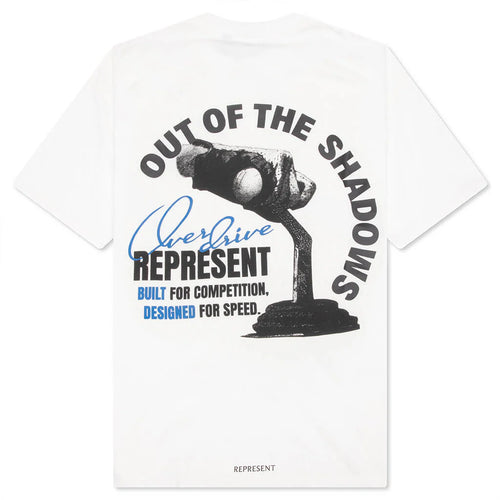 Out Of The Shadows T Shirt Flat White